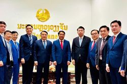 Đoàn đại biểu tỉnh Nghệ An thăm, làm việc với lãnh đạo Thủ đô Viêng Chăn