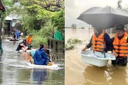 Công an Hà Tĩnh nỗ lực bảo vệ an toàn cho nhân dân trong mưa lũ