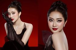 Hoa hậu Hà Trúc Linh tung bộ ảnh đẹp sắc sảo, quyến rũ mừng sinh nhật 21 tuổi