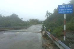 Công bố tình huống khẩn cấp về thiên tai, khắc phục hư hỏng cầu cạn Km396+050 trên đường Hồ Chí Minh