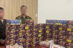 Bắt giữ đối tượng mang tiền án ma túy, buôn hơn 1 tạ pháo nổ