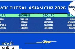 Việt Nam chung bảng Thái Lan tại VCK futsal châu Á 2026