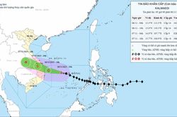 Tin bão khẩn cấp: Bão số 13 cách Quy Nhơn 450 km, di chuyển nhanh, mạnh giật cấp 17