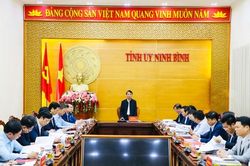Ninh Bình: Cho ý kiến nhiều nội dung quan trọng về xây dựng Đảng và phát triển kinh tế - xã hội