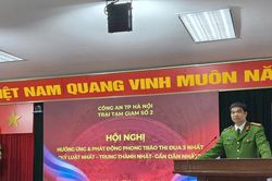 Đưa phong trào thi đua 'Ba nhất' trở thành phẩm chất, bản lĩnh, danh dự của người chiến sỹ Trại tạm giam số 2