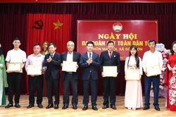 Bí thư xã Sóc Sơn: đẩy mạnh các phong trào thi đua yêu nước ở thôn Mai Nội