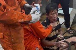 Tìm thấy một trong ba ngư dân mất tích trên biển Lý Sơn