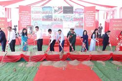 Lễ khởi công xây dựng công trình Trường phổ thông nội trú liên cấp TH&THCS Khuất Xá tại Lạng Sơn