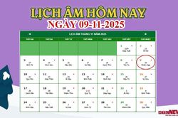 Lịch âm 9/11 - Âm lịch hôm nay 9/11 chính xác nhất - lịch vạn niên 9/11/2025