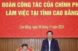 Đề nghị đẩy nhanh giải ngân vốn đầu tư công, chú trọng giải phóng mặt bằng ở Cao Bằng