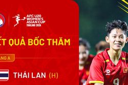 U20 nữ Việt Nam chung bảng Thái Lan, hướng vé World Cup