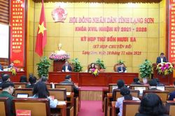 Kỳ họp thứ 43 của HĐND tỉnh Lạng Sơn: Thông qua 10 nghị quyết quan trọng