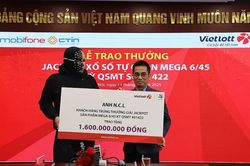 Mua 2 năm một dãy số Vietlott, nam thanh niên tại Khánh Hòa trúng Jackpot hơn 133 tỷ đồng