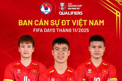 Duy Mạnh đeo băng đội trưởng đội tuyển Việt Nam