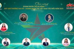 8 doanh nhân Đà Nẵng nhận giải thưởng Sao Đỏ năm 2025