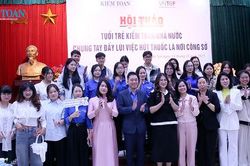Hội thảo 'Tuổi trẻ KTNN chung tay đẩy lùi việc hút thuốc lá nơi công sở'