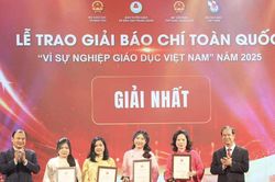 VTV đoạt giải Nhất Báo chí Giáo dục 2025 với tác phẩm 'Mở lối'