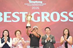 Nguyễn Trọng Hoàng lần đầu vô địch Tiền Phong Golf Championship