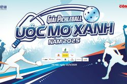 Giải 'Pickleball Ước mơ xanh 2025' quy tụ gần 200 VĐV, hứa hẹn hấp dẫn và giàu ý nghĩa