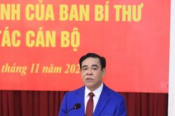 Ông Võ Trọng Hải được điều động giữ chức Phó Bí thư Tỉnh ủy Nghệ An