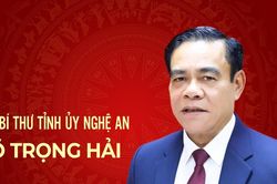 Infographic: Chân dung đồng chí Võ Trọng Hải - tân Phó Bí thư Tỉnh ủy Nghệ An