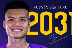 Tiền đạo Nguyễn Văn Tùng gia hạn hợp đồng với Hà Nội FC đến năm 2031