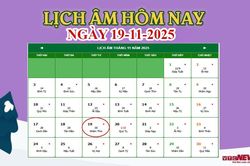 Lịch âm 19/11 - Âm lịch hôm nay 19/11 chính xác nhất - lịch vạn niên 19/11/2025