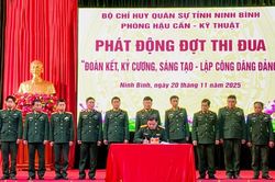 Lực lượng vũ trang tỉnh Ninh Bình phát động đợt thi đua cao điểm 'Đoàn kết, kỷ cương, sáng tạo - Lập công dâng Đảng'