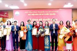 Học viện Báo chí và Tuyên truyền công bố 12 chương trình đào tạo đạt chuẩn kiểm định chất lượng