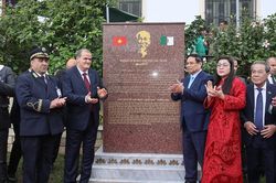 Thủ tướng Phạm Minh Chính dự khánh thành bia tưởng niệm Chủ tịch Hồ Chí Minh tại Algeria