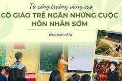 Từ cổng trường vùng cao, cô giáo trẻ ngăn những cuộc hôn nhân sớm