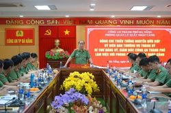 Lãnh đạo Công an TP Đà Nẵng kiểm tra tình hình, kết quả công tác tại Công an các đơn vị, địa phương