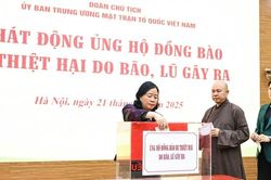 Ủy ban Trung ương MTTQ Việt Nam phát động ủng hộ đồng bào miền Trung, Tây Nguyên bị thiệt hại do bão lũ