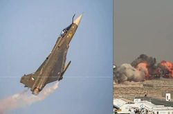 Khoảnh khắc tiêm kích Ấn Độ rơi tại Triển lãm Hàng không Dubai khiến phi công tử nạn