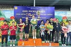 Giải Pickleball chào mừng 80 năm ngày truyền thống ngành Thanh tra
