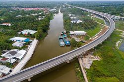 Toàn cảnh tuyến cao tốc Cần Thơ - Cà Mau sắp thông xe