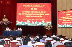 Trung ương lấy ý kiến góp ý dự thảo Báo cáo tổng kết công tác phòng, chống tham nhũng, lãng phí, tiêu cực