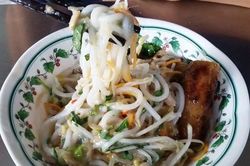 Bánh tằm bì miền Tây món dân dã khiến du khách 'nghiện' ngay từ miếng đầu