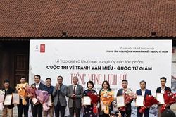 Vinh danh các tác giả đoạt giải cuộc thi vẽ tranh 'Tiếng vang lịch sử' năm 2025