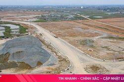Nắng trở lại, dự án Khu công nghiệp VSIP Hà Tĩnh tăng tốc thi công