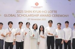 Quỹ học bổng Lotte hỗ trợ 100 sinh viên xuất sắc của Việt Nam