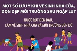 Nước rút đến đâu, làm vệ sinh nhà cửa và môi trường đến đó