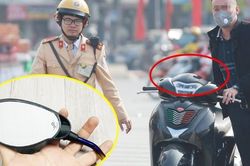 Không lắp gương xe máy, dùng điện thoại khi đi đường bị phạt thế nào?