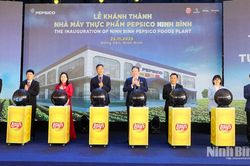 Khánh thành Nhà máy Thực phẩm PepsiCo Ninh Bình với tổng vốn đầu tư 90 triệu USD