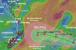 Bão số 15 có thể hình thành ngày 26/11, hai đợt không khí lạnh rục rịch xuất hiện