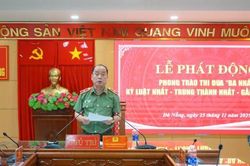 Phát động phong trào thi đua Ba Nhất trong toàn lực lượng Công an TP Đà Nẵng