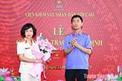 Điều động, bổ nhiệm đồng chí Nguyễn Thị Mai Lập giữ chức Viện trưởng VKSND tỉnh Thái Nguyên