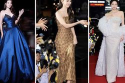 Hoa hậu Lương Thùy Linh, Tiểu Vy sang chảnh với đầm dạ hội tại Liên hoan phim Việt Nam