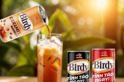 Cà phê lon Birdy làm mới hương vị - giảm đường, thêm hương Caramel Macchiato cuốn hút