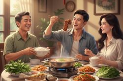 Ra mắt nhà vợ tương lai, chàng trai suýt chia tay vì 'đặc sản' kinh sợ trên mâm cơm
